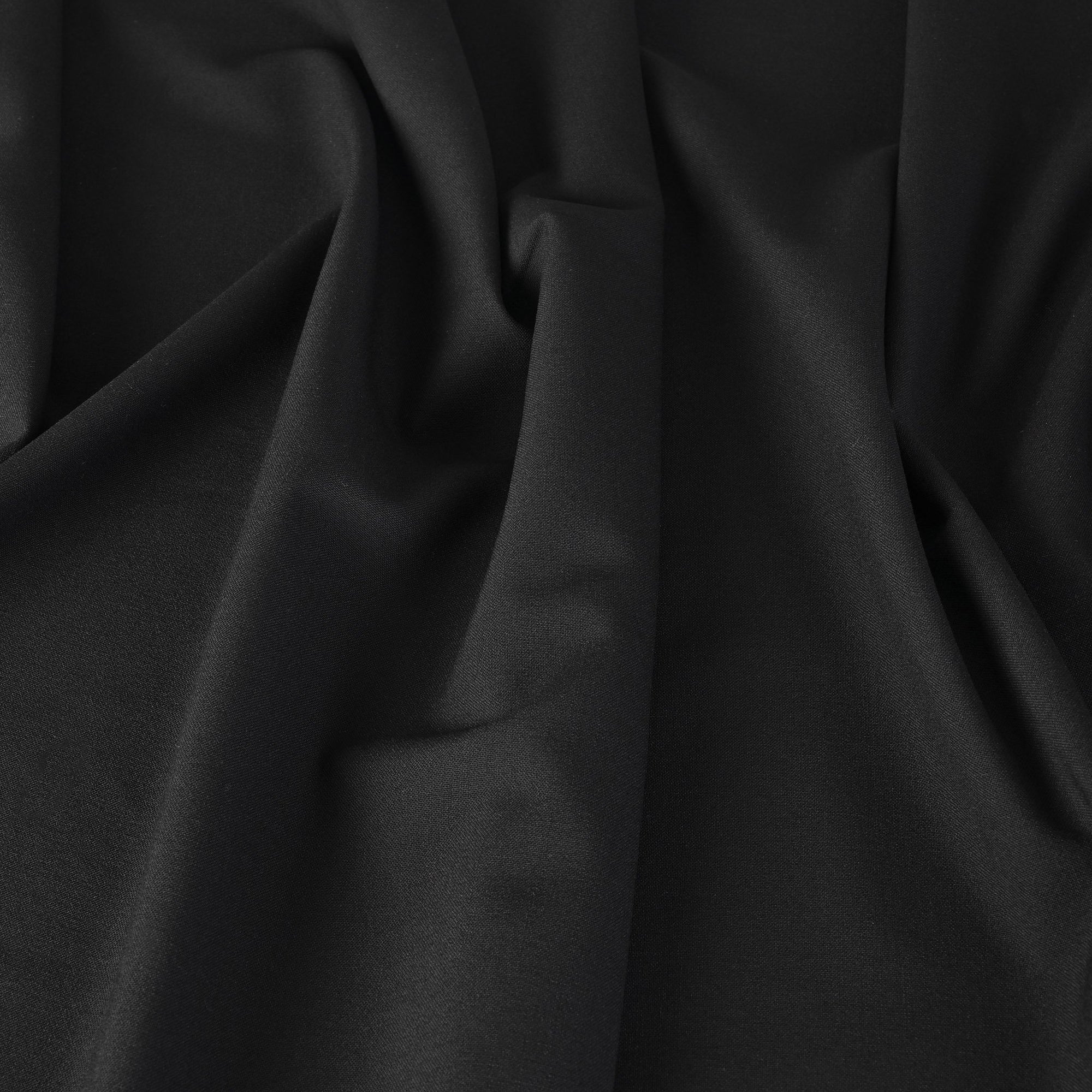 Black Stretchy Suiting Fabric 72970
