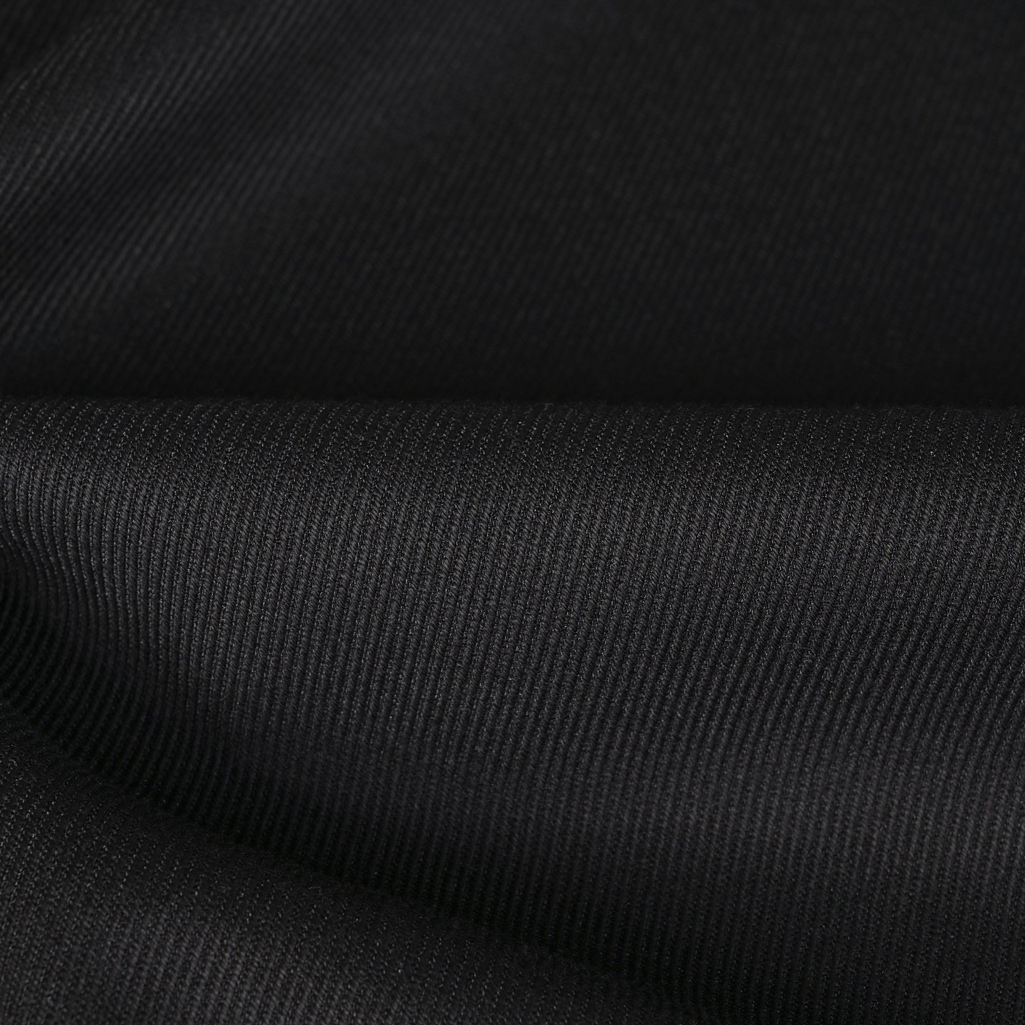 Black Stretchy Twill Fabric 11136