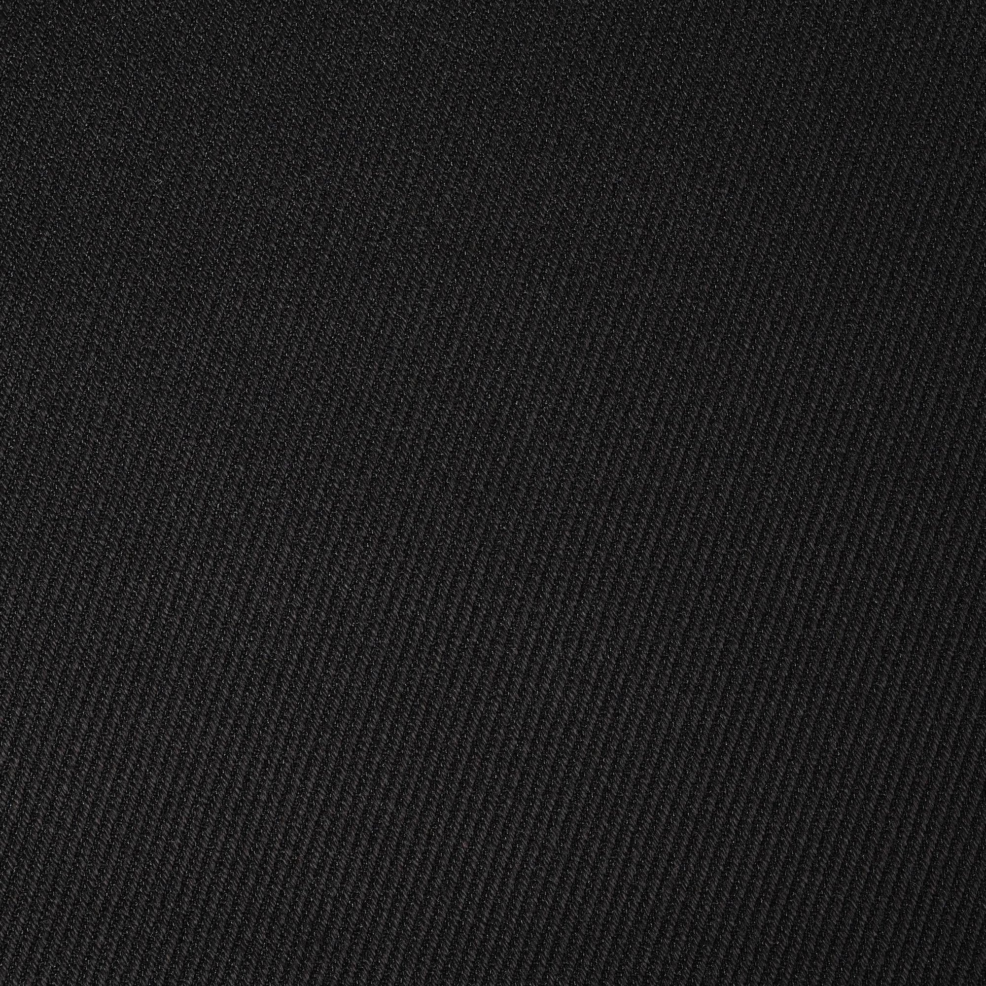 Black Stretchy Twill Fabric 11136