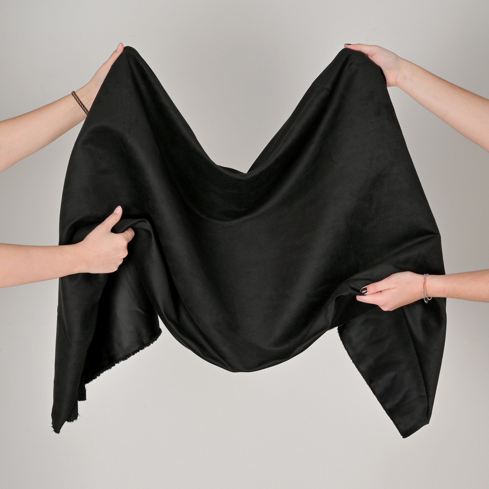 Black Suede Fabric 4954