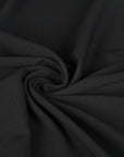 Black Suiting Crepe Fabric 95230