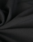 Black Suiting Crepe Fabric 95230