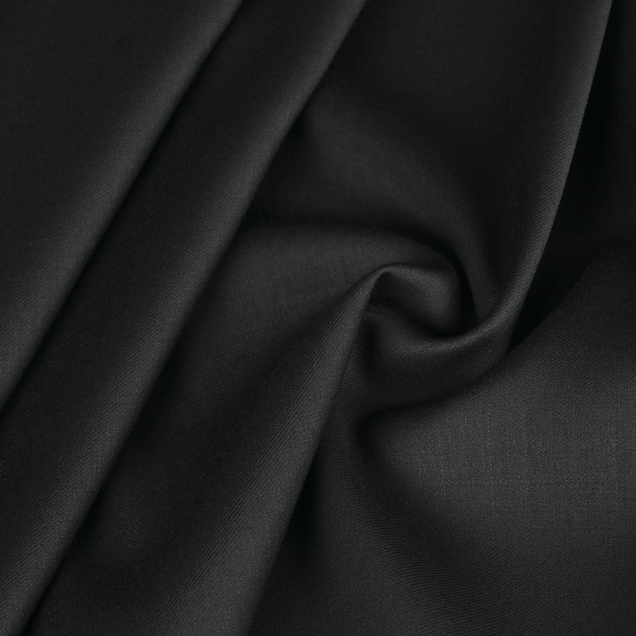 Black Suiting Crepe Fabric 97089