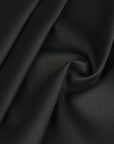 Black Suiting Crepe Fabric 97089