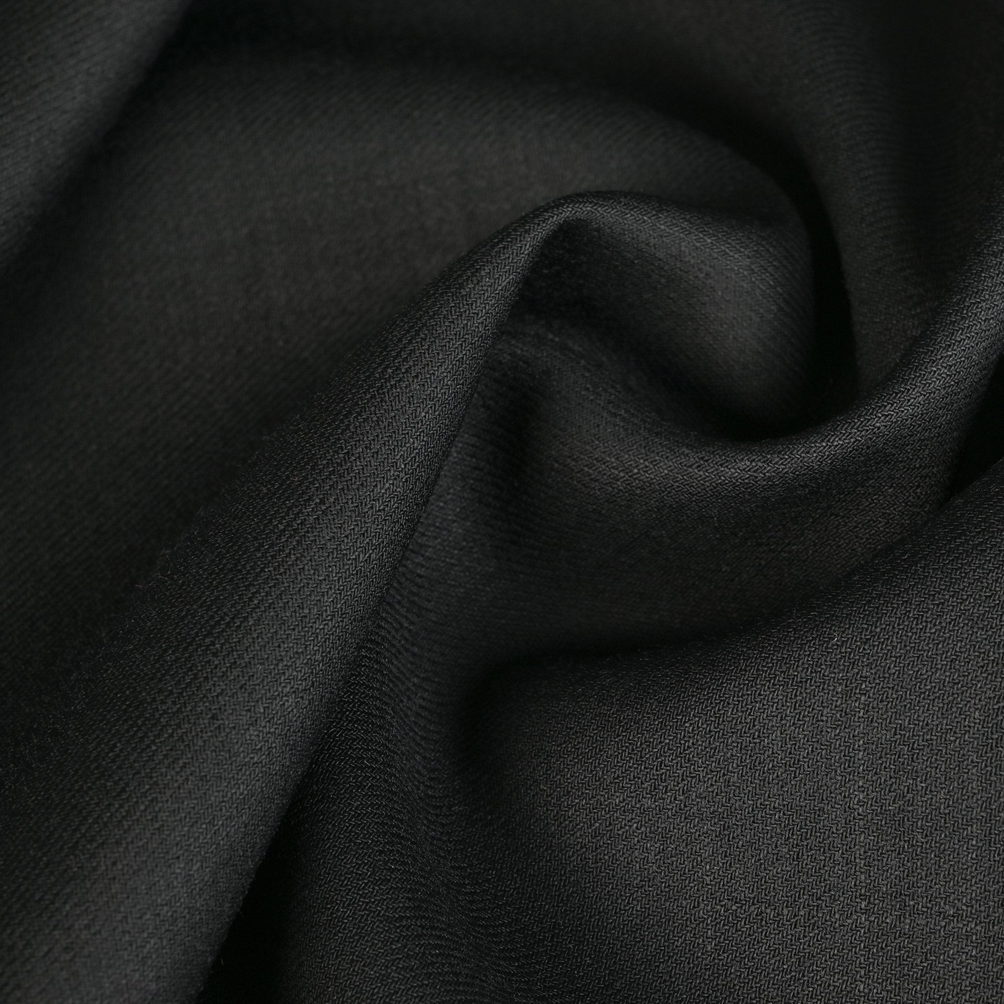 Black Suiting Crepe Fabric 97089