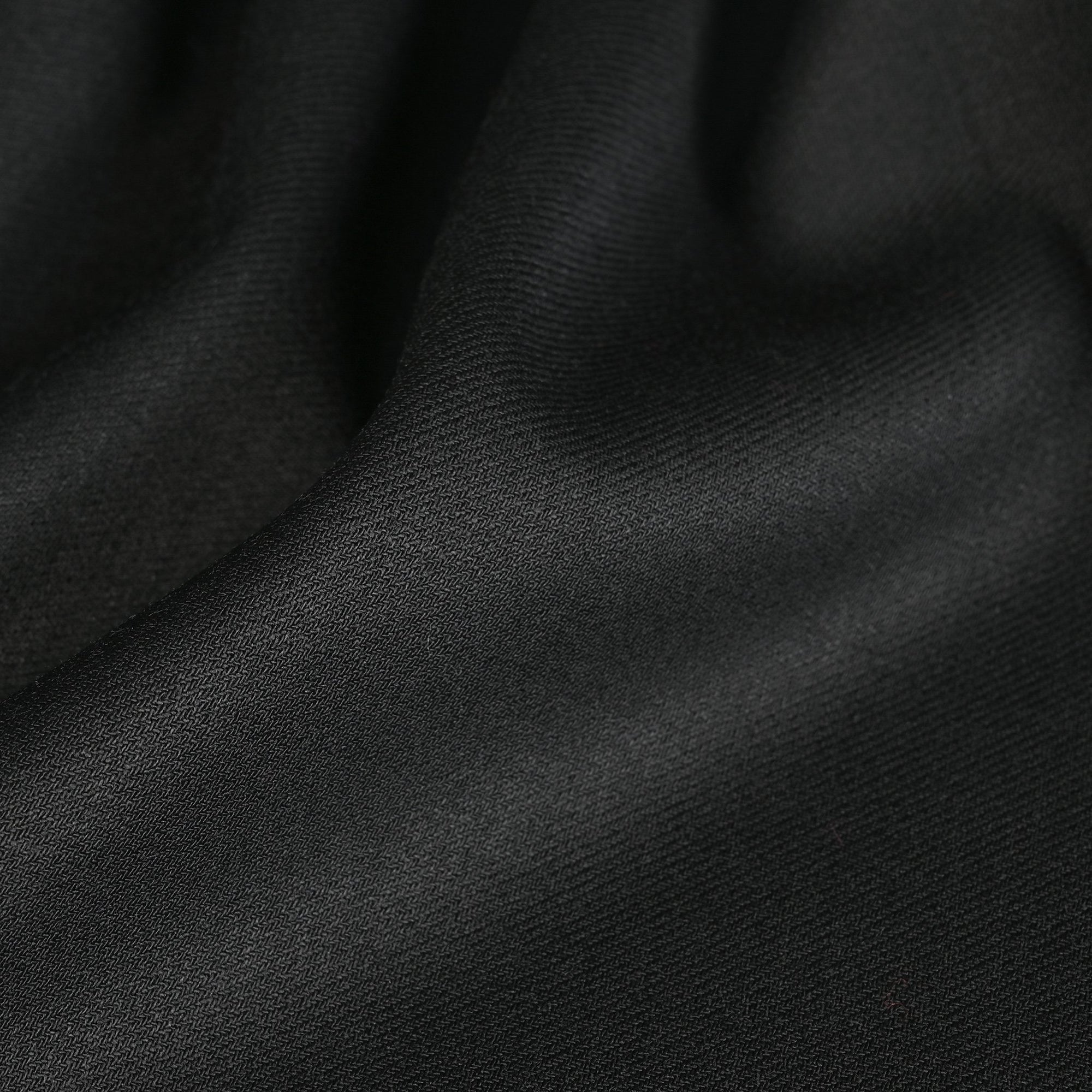 Black Suiting Crepe Fabric 97089