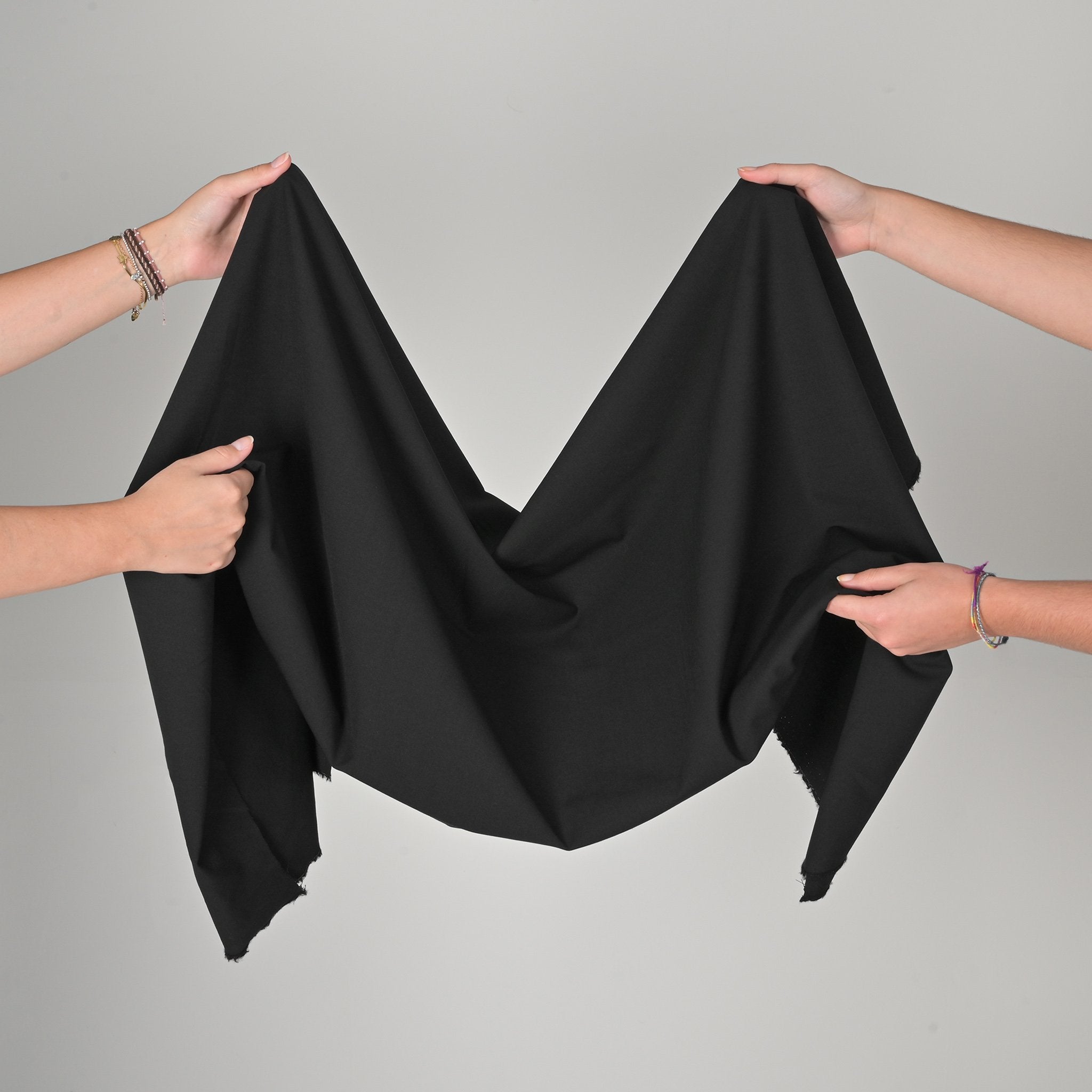 Black Suiting Fabric 12038