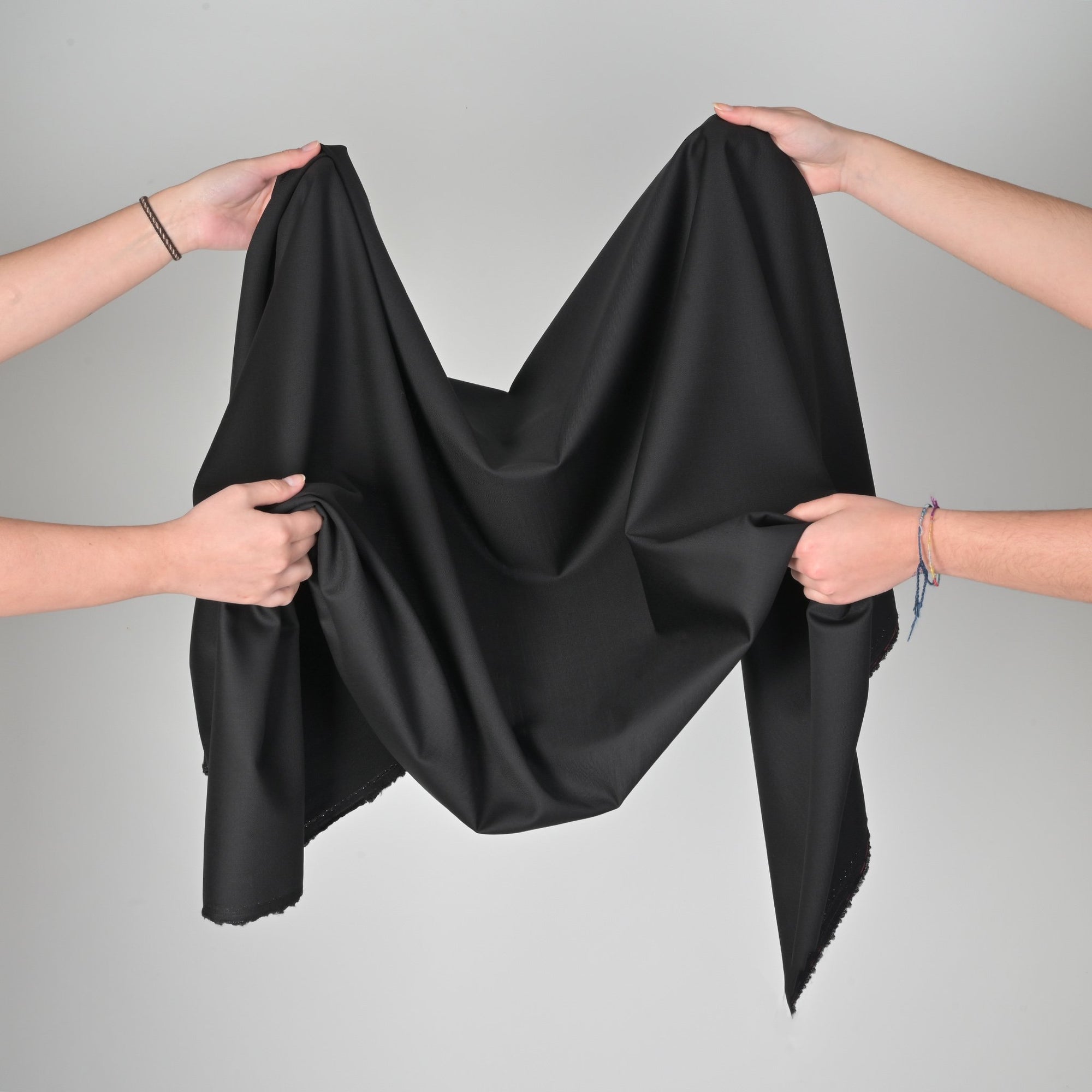 Black Suiting Fabric 1276