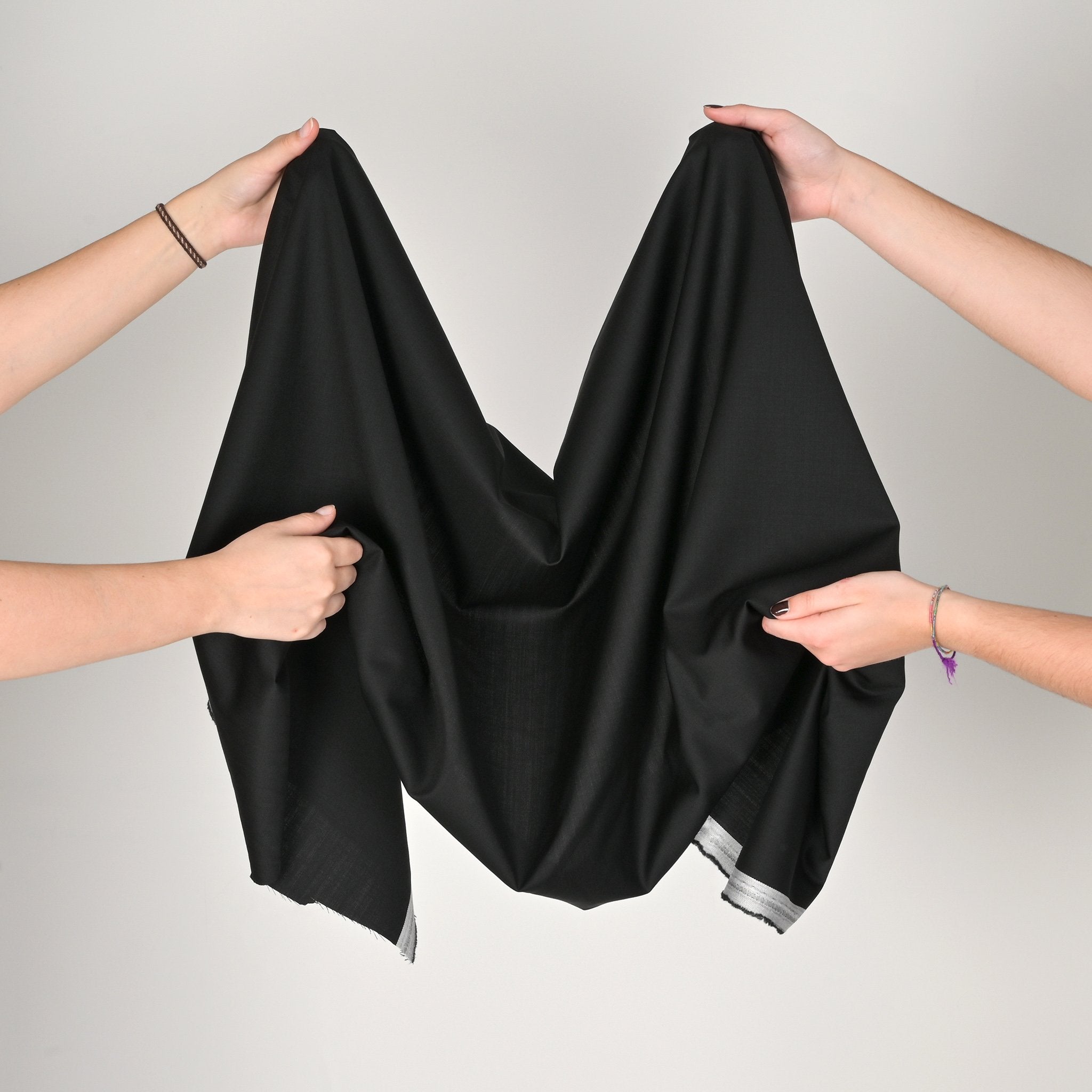 Black Suiting Fabric 1603