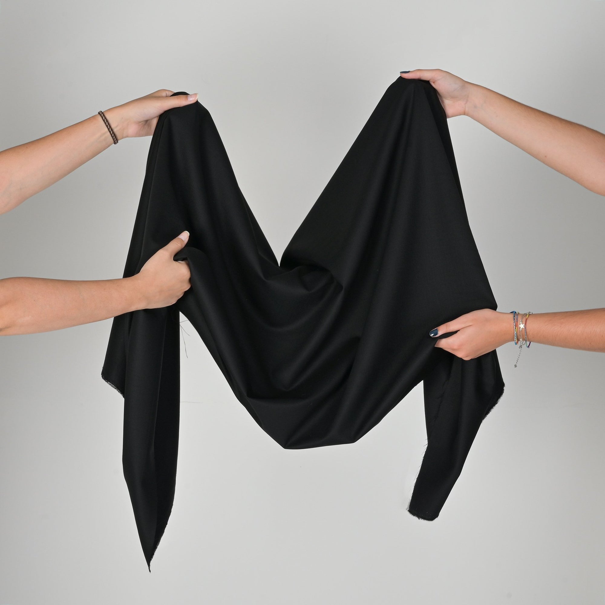 Black Suiting Fabric 3834