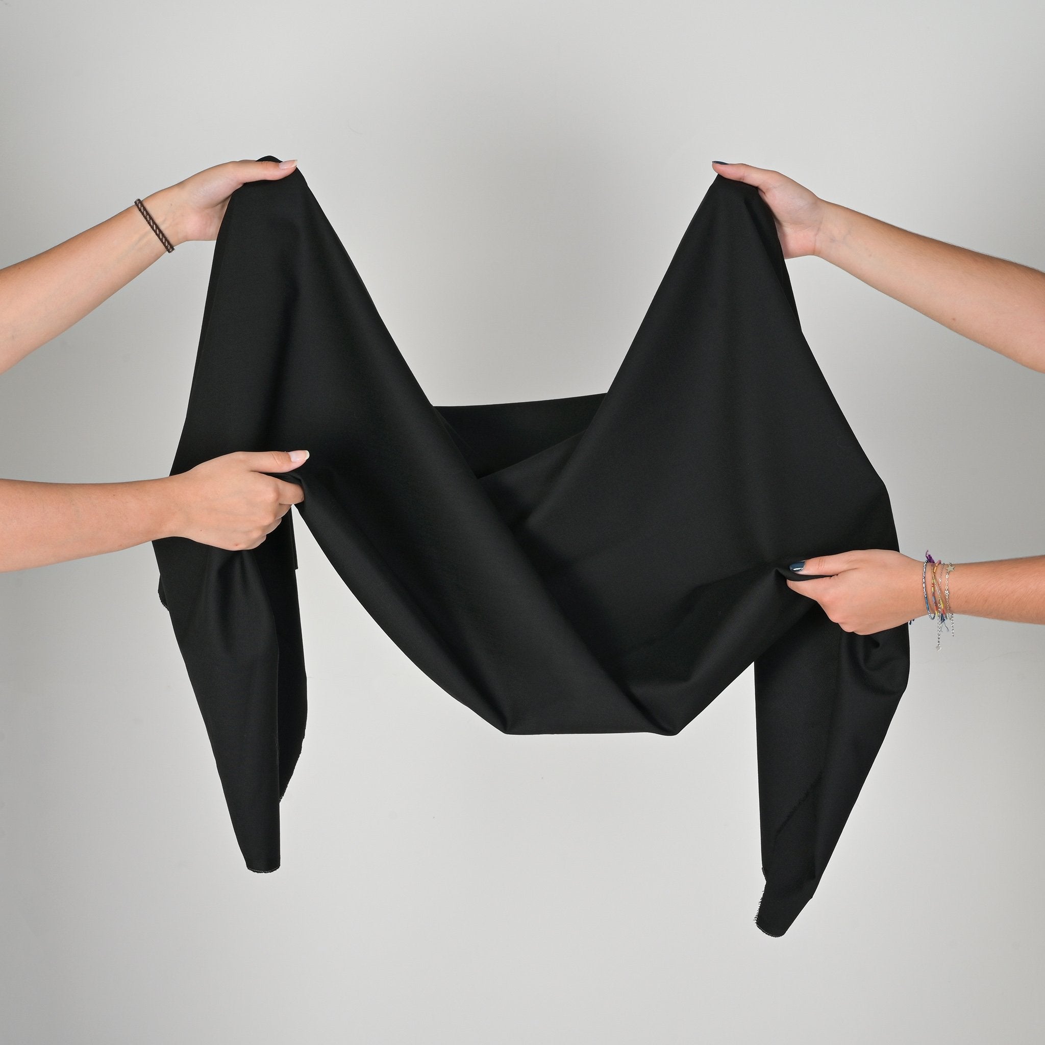 Black Suiting Fabric 4177