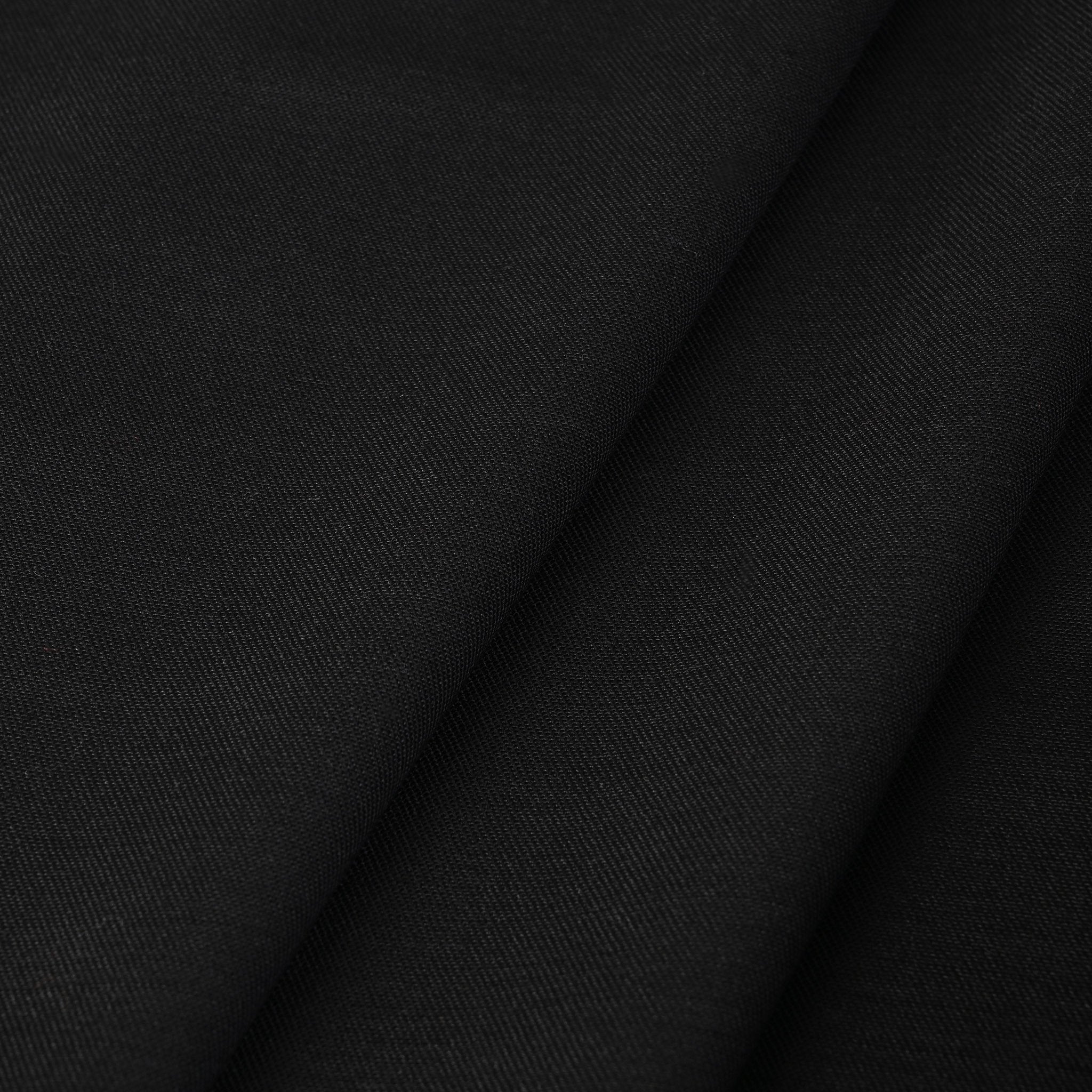 Black Suiting Fabric 4177
