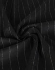 Black Suiting Flannel Fabric 93632