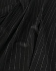 Black Suiting Flannel Fabric 93632