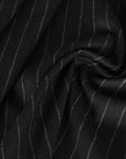 Black Suiting Flannel Fabric 93632
