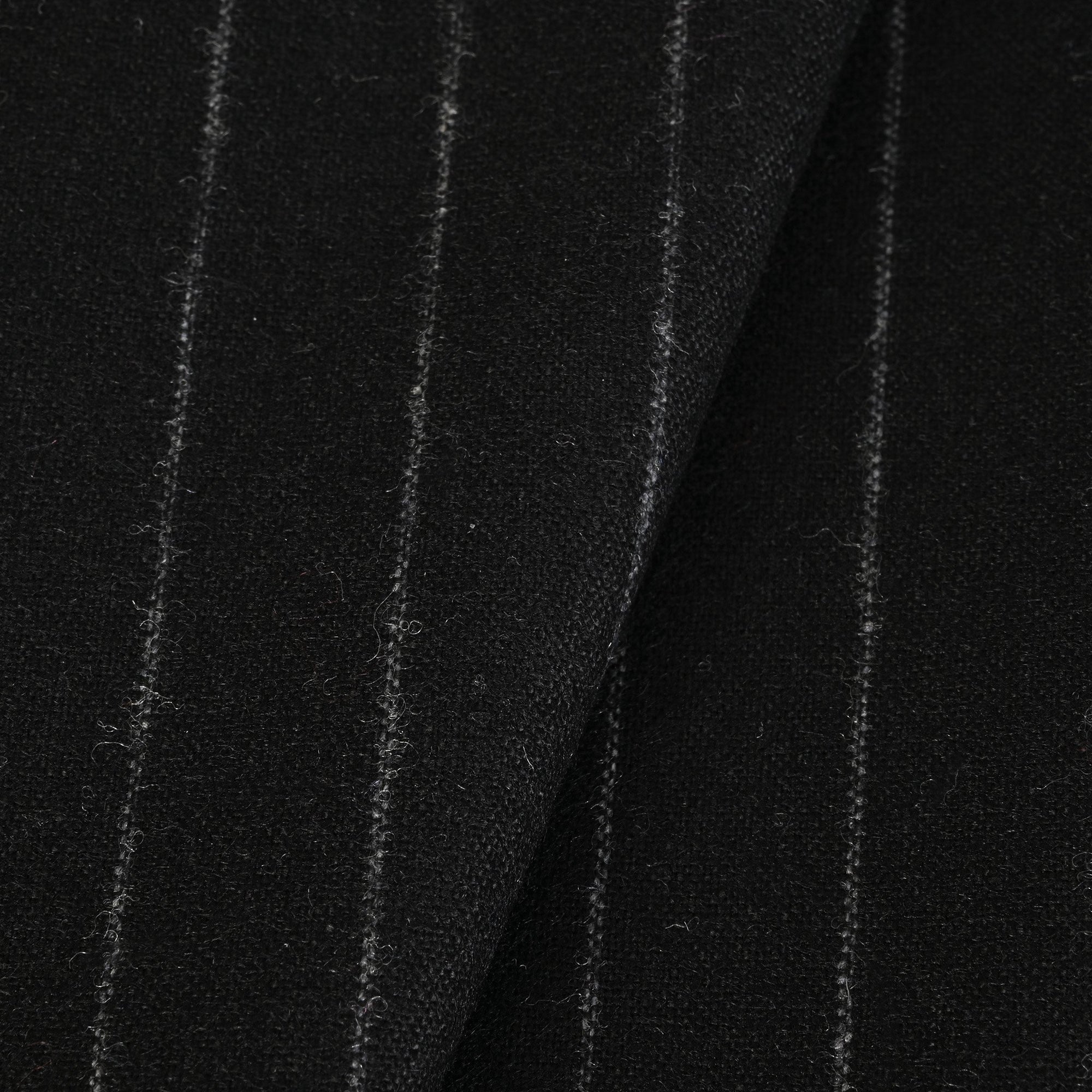 Black Suiting Flannel Fabric 93632