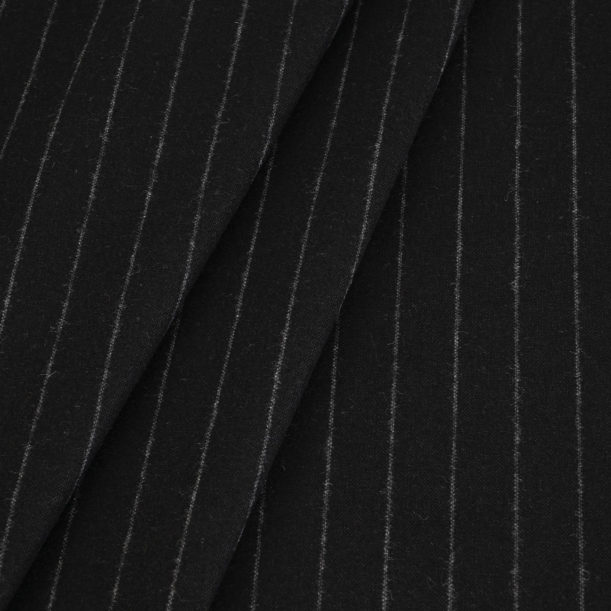 Black Suiting Flannel Fabric 93632