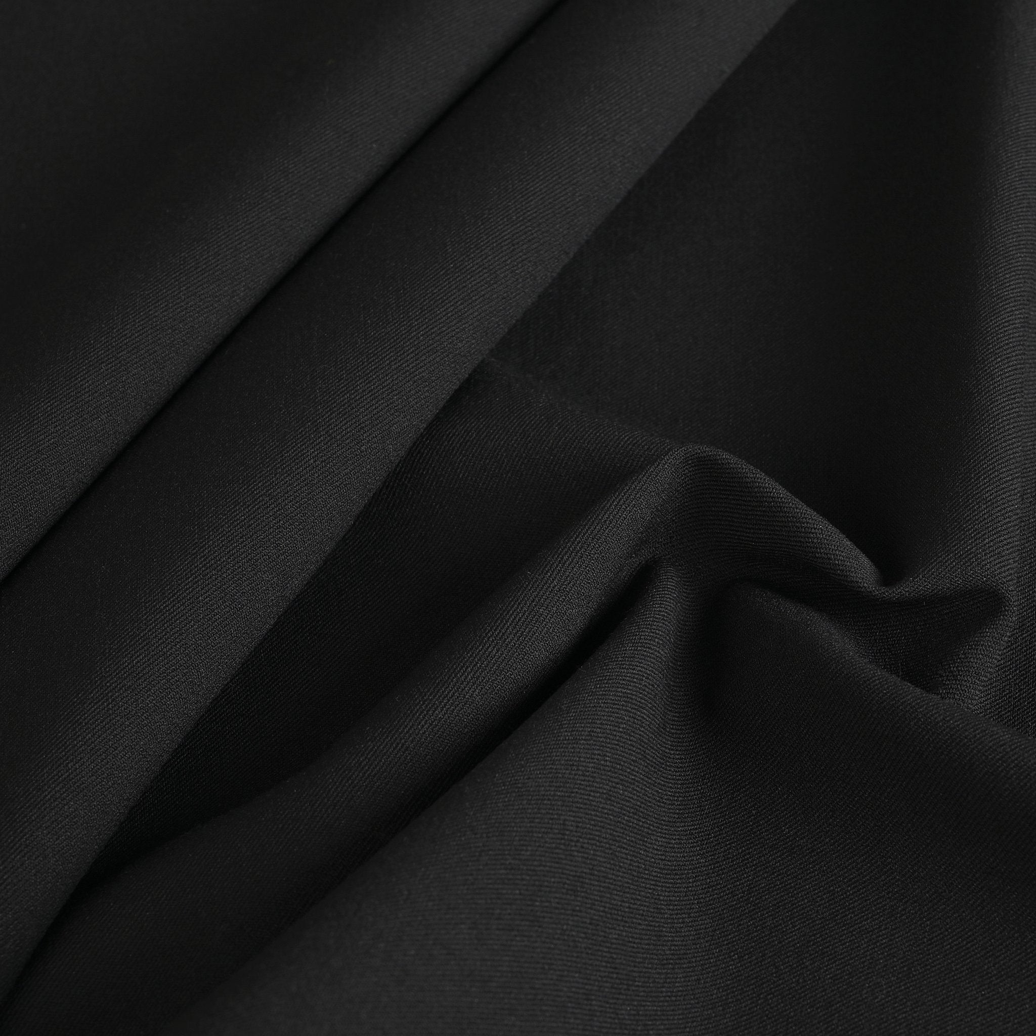 Black Suiting Twill Fabric 96991