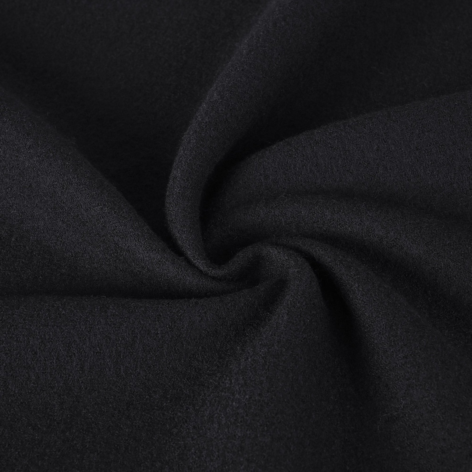 Black Textured Coating Fabric 12036
