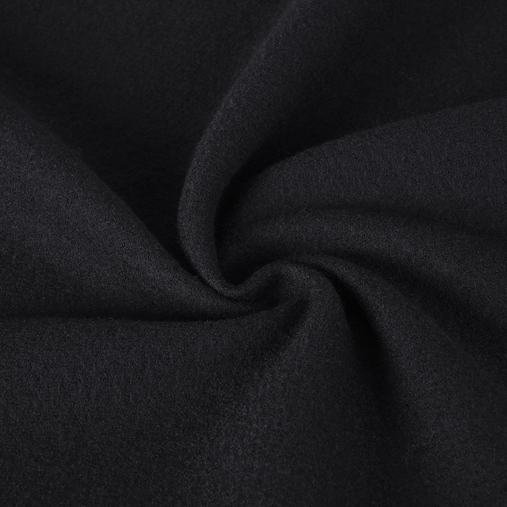 Black Textured Coating Fabric 12036