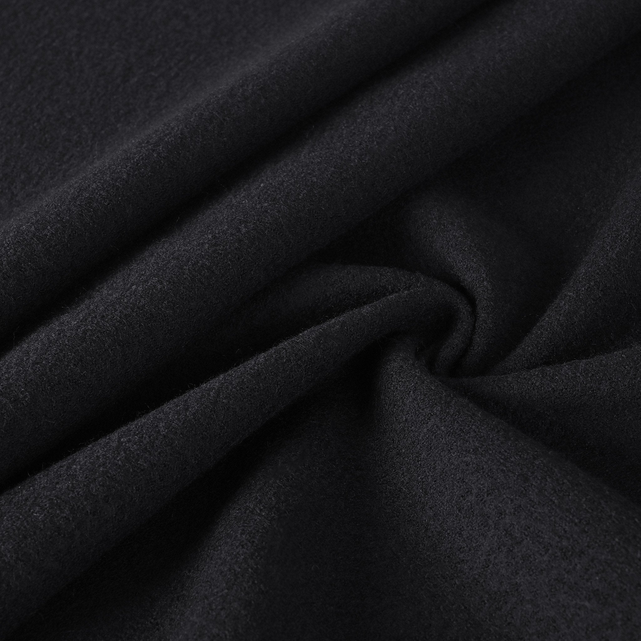 Black Textured Coating Fabric 12036