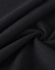 Black Textured Coating Fabric 12036