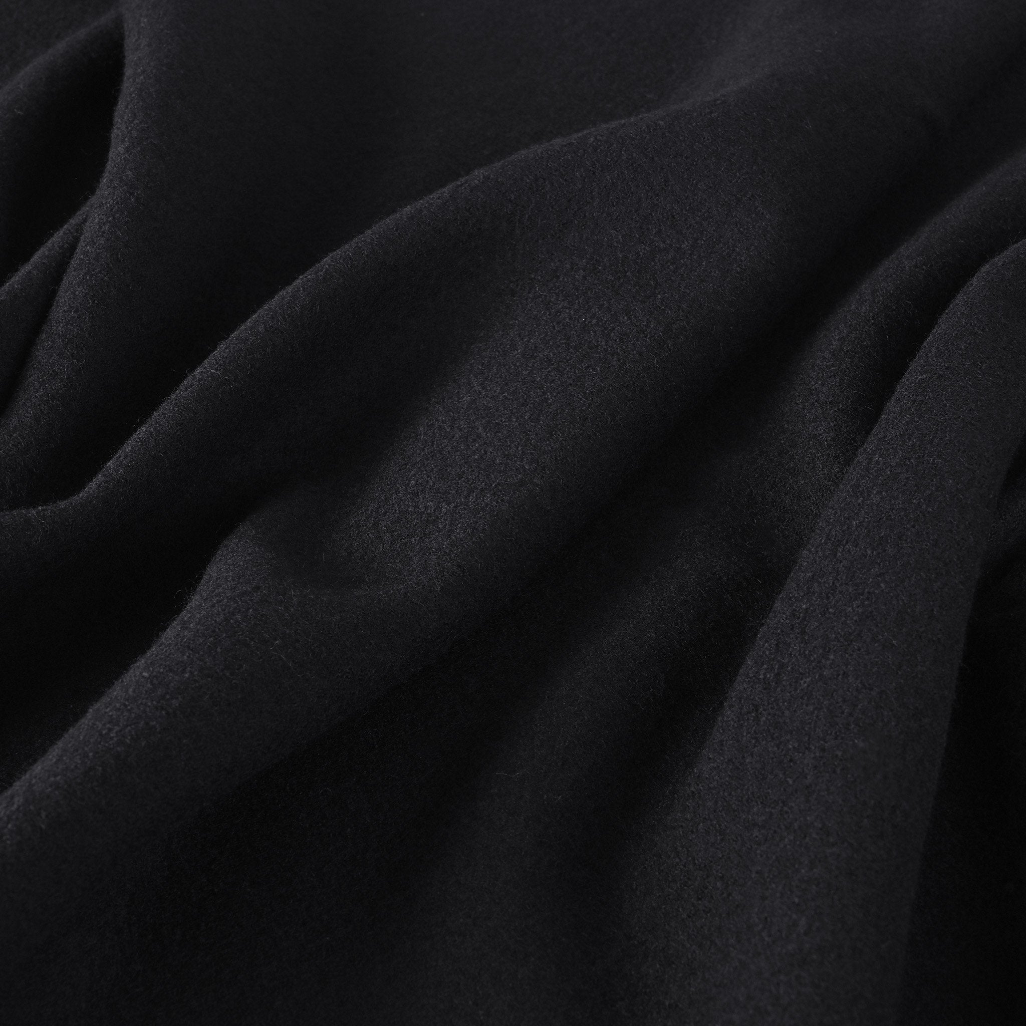 Black Textured Coating Fabric 12036
