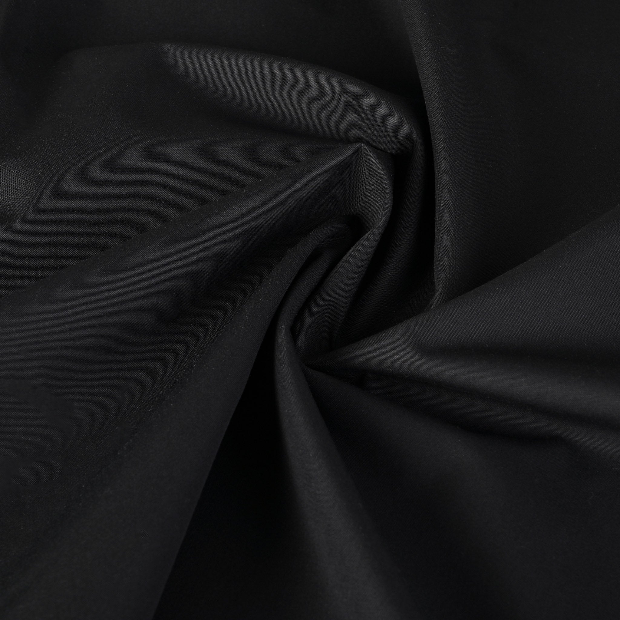 Black Trench Cotton Fabric 2756
