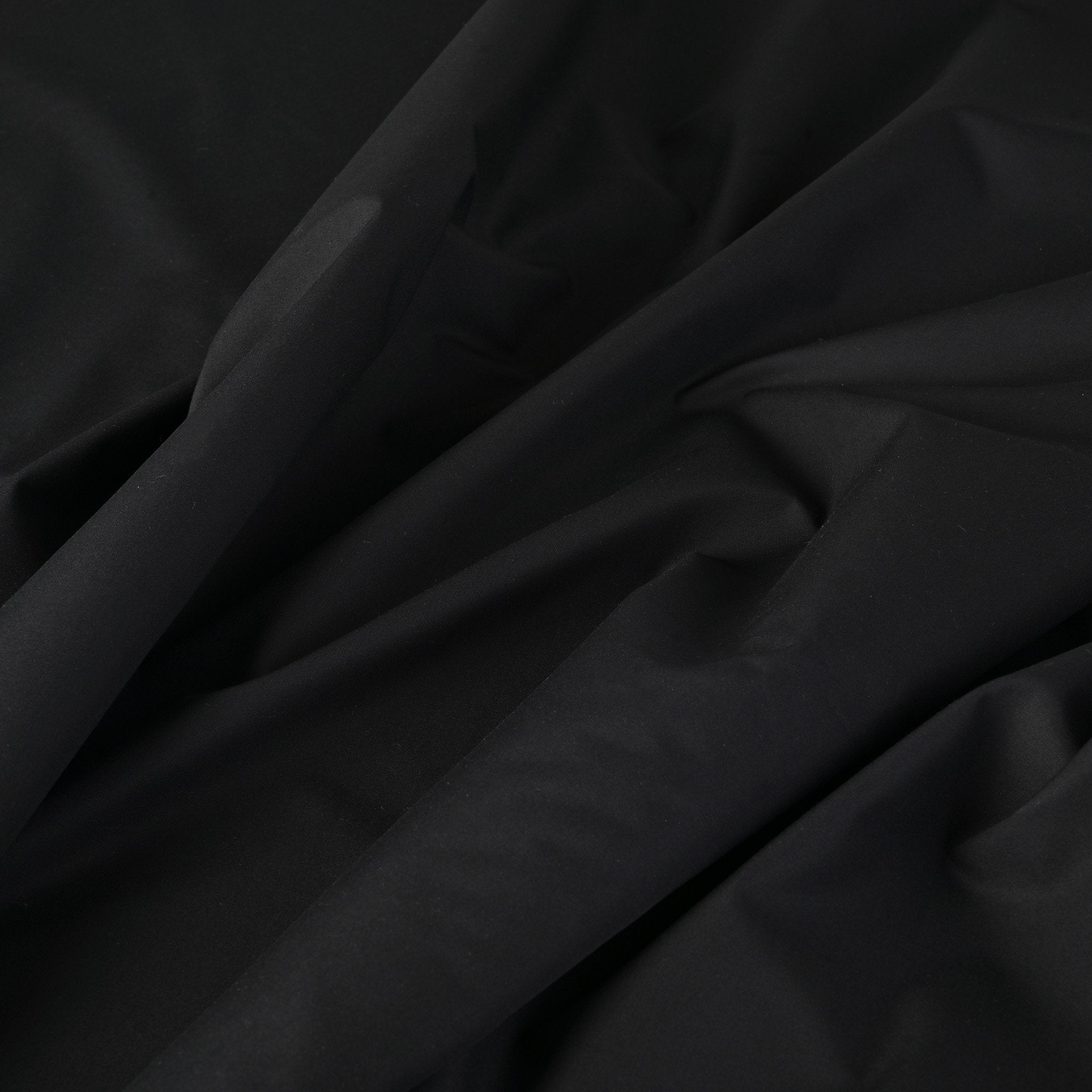 Black Trench Cotton Fabric 2756