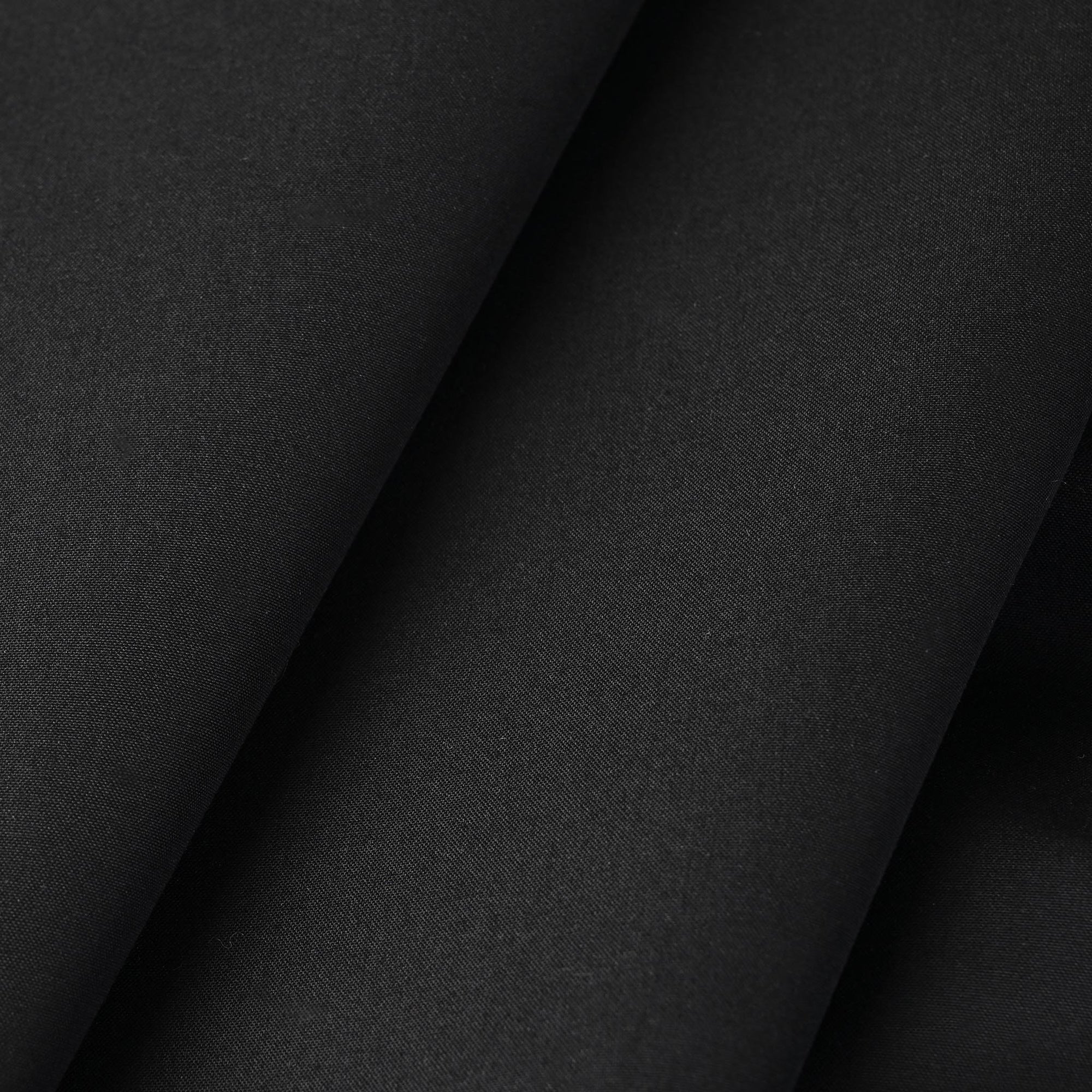 Black Trench Cotton Fabric 2756