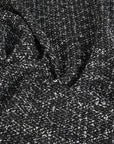 Black Tweed Fabric 1675
