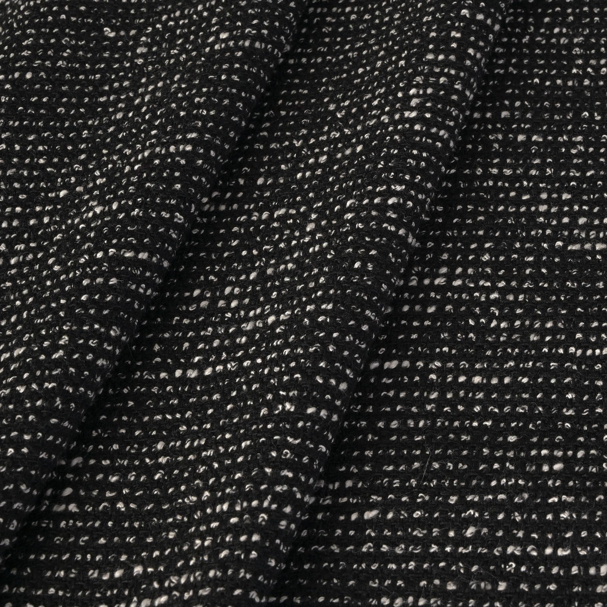 Black Tweed Fabric 3046