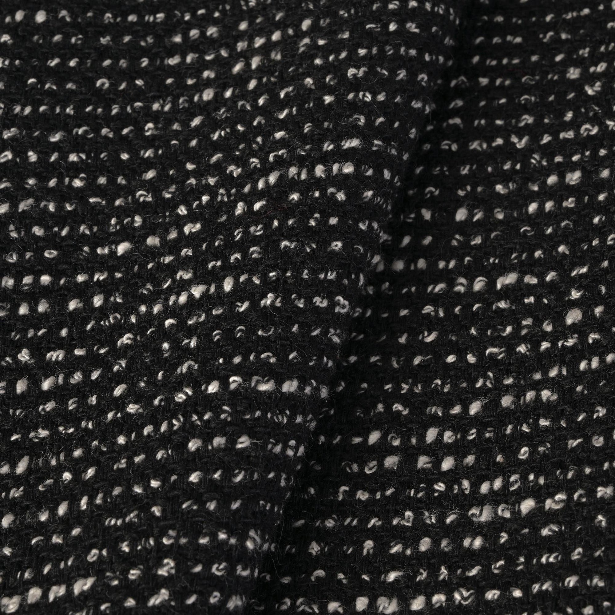 Black Tweed Fabric 3046