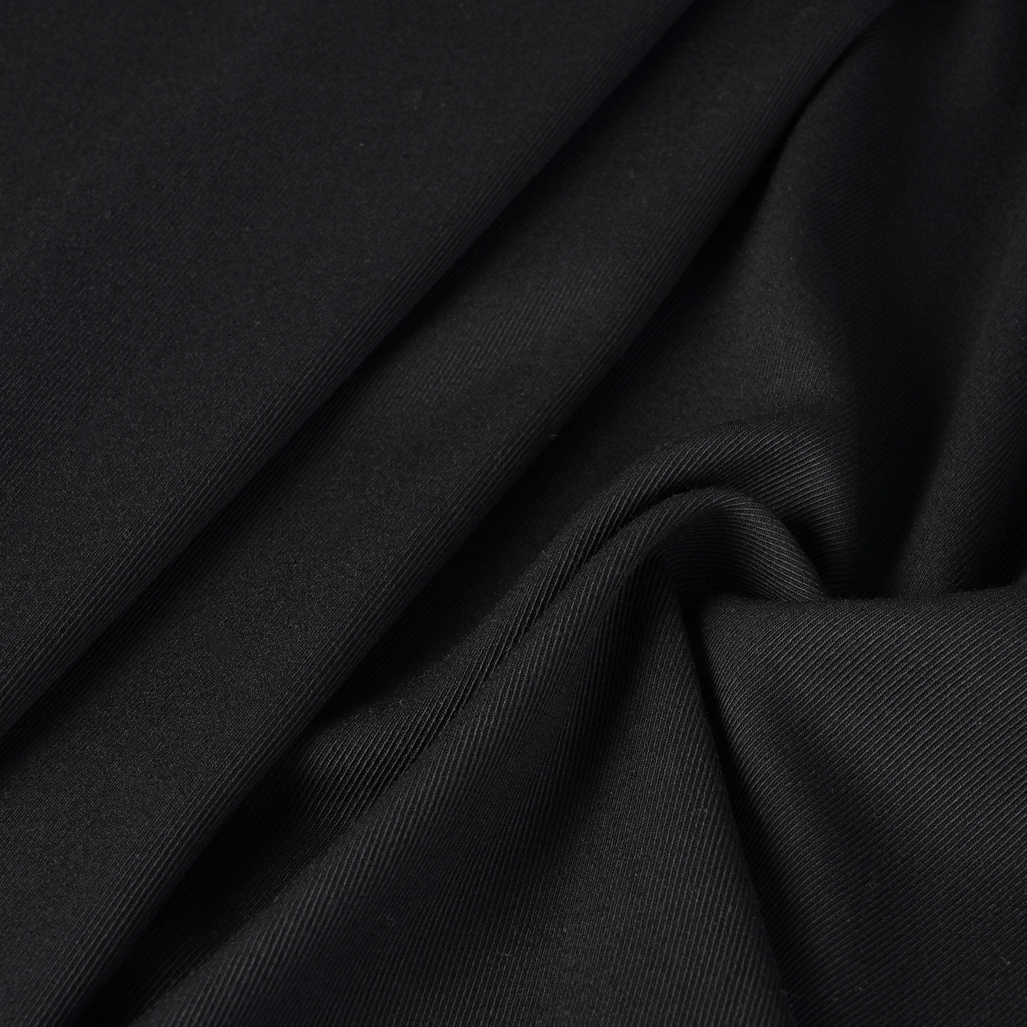 Black Twill Fabric 1641