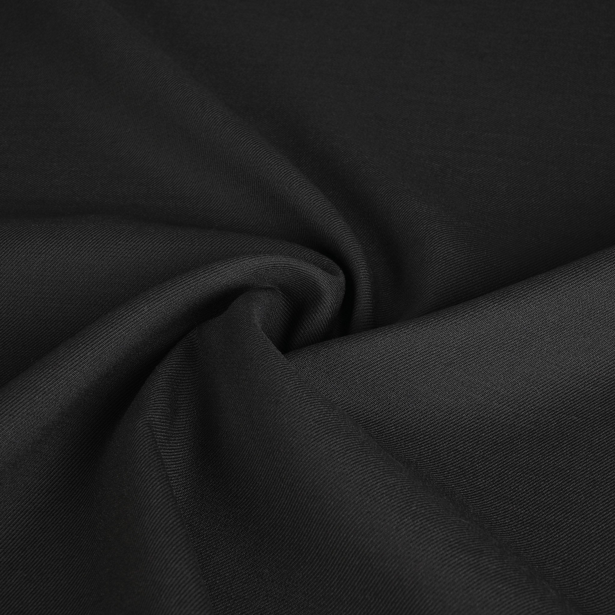 Black Twill Fabric 4042