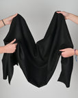 Black Twill Suiting Fabric 1882