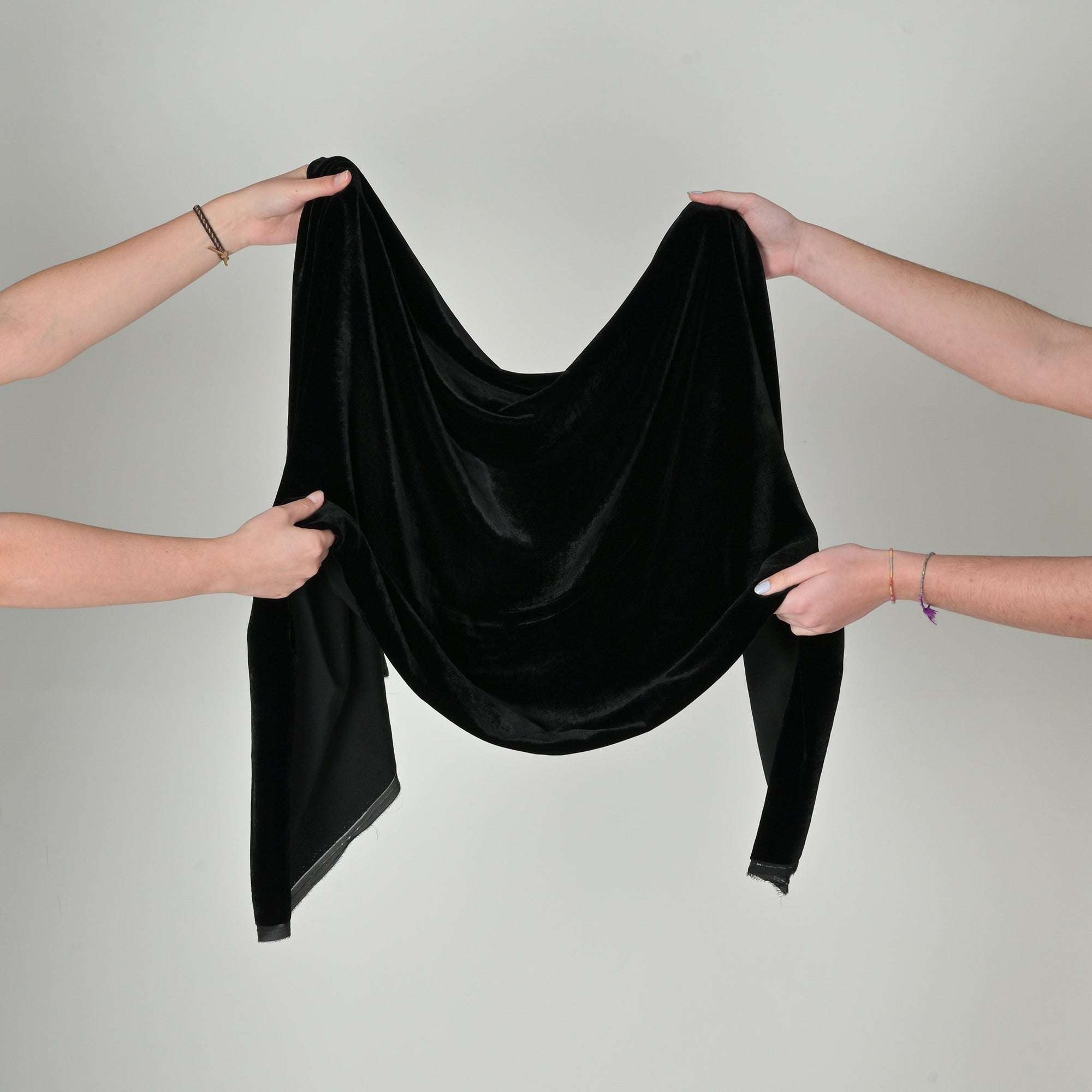 Black Velvet Fabric 4210
