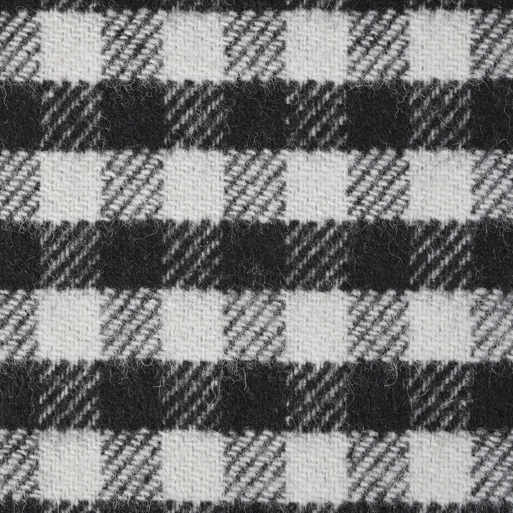 Black &amp; White Vichy Coating Fabric 9495