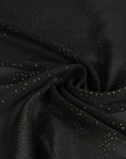 Black and Gold Chiffon Fabric 95210