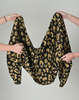 Black and Gold Jacquard Fabric 4514