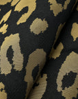 Black and Gold Jacquard Fabric 4514