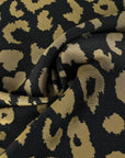 Black and Gold Jacquard Fabric 4514