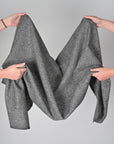 Black and Grey Coating Fabric 1909