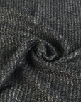 Black and Grey Tweed Fabric 95344