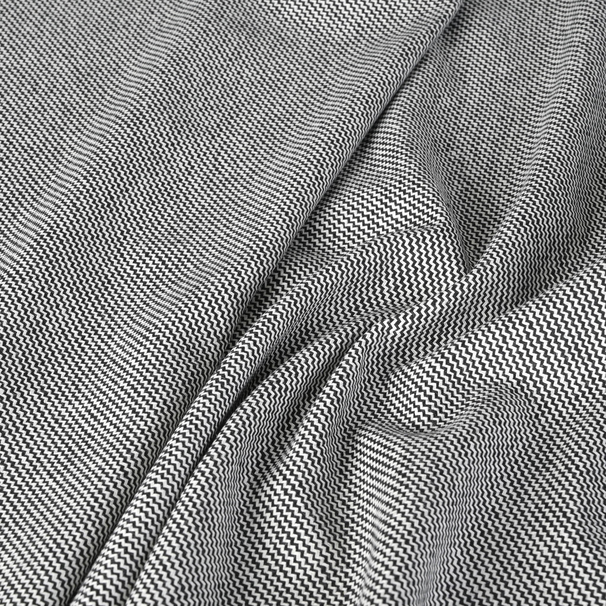 Black and White Coating Fabric 4941