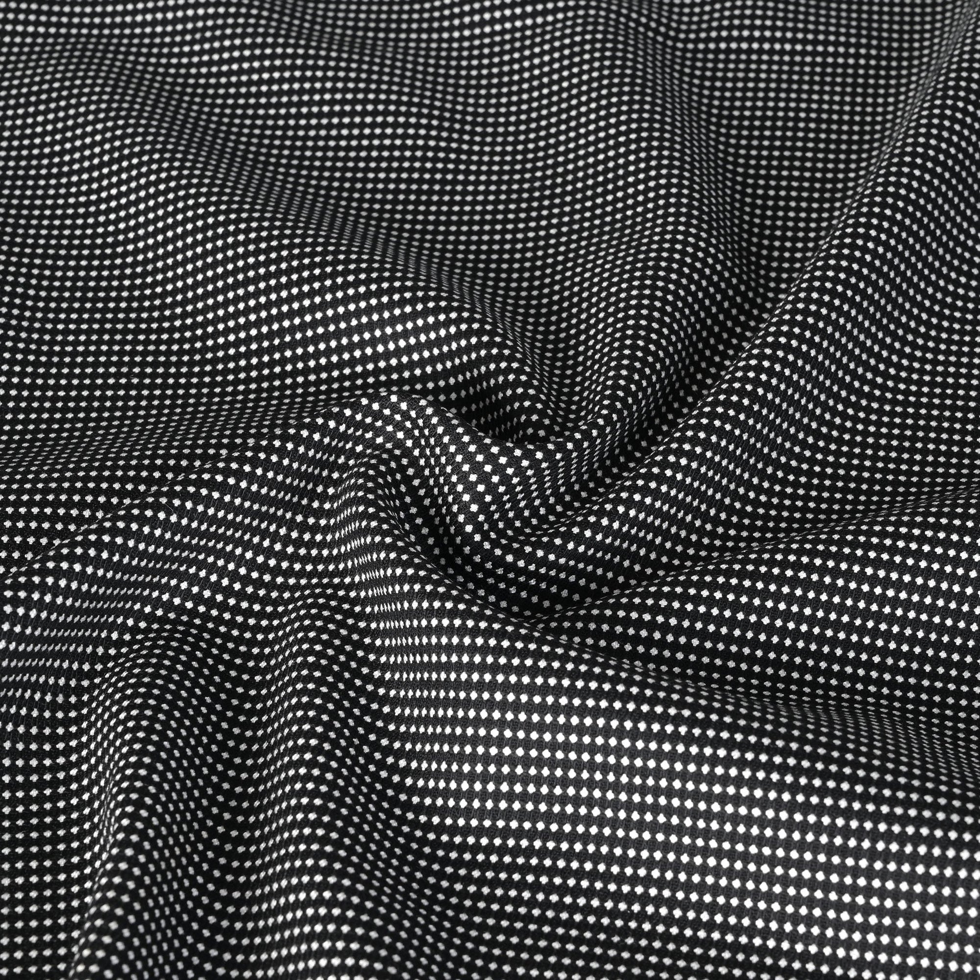 Black and White Suiting Fabric 99217