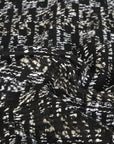 Black and White Tweed Fabric 2327