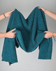 Blue Bouclé Coating Fabric 93142
