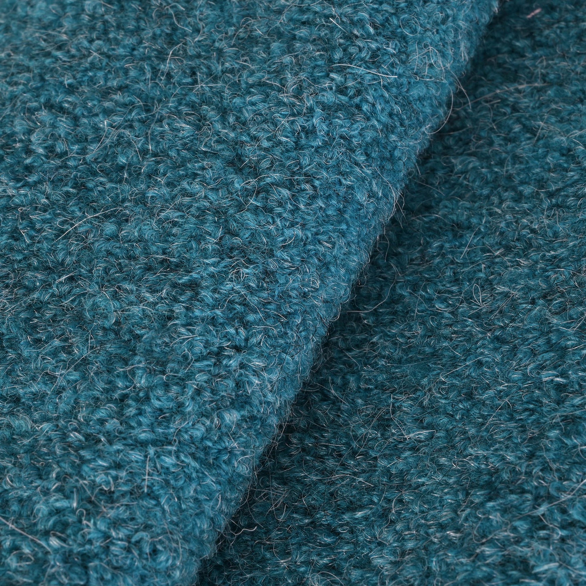 Blue Bouclé Coating Fabric 93142