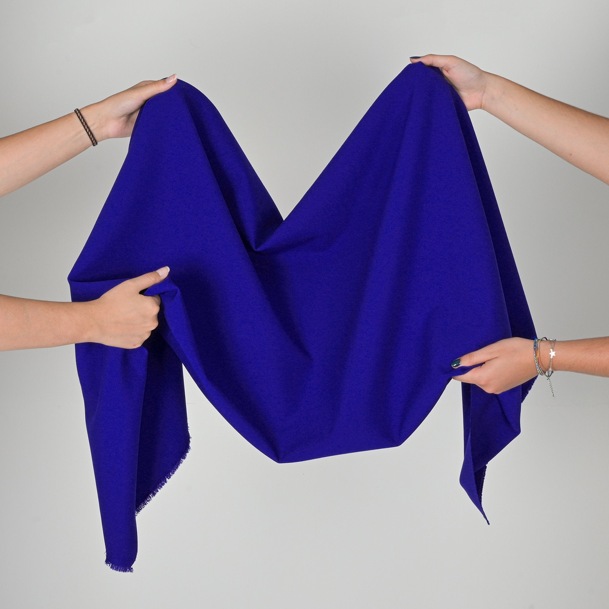 Blue Double Weave Fabric 3949